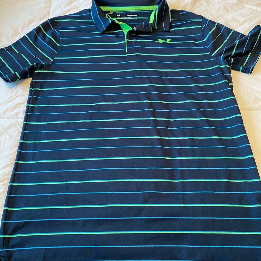 Youth Under Armour Golf Shirt; size XL.